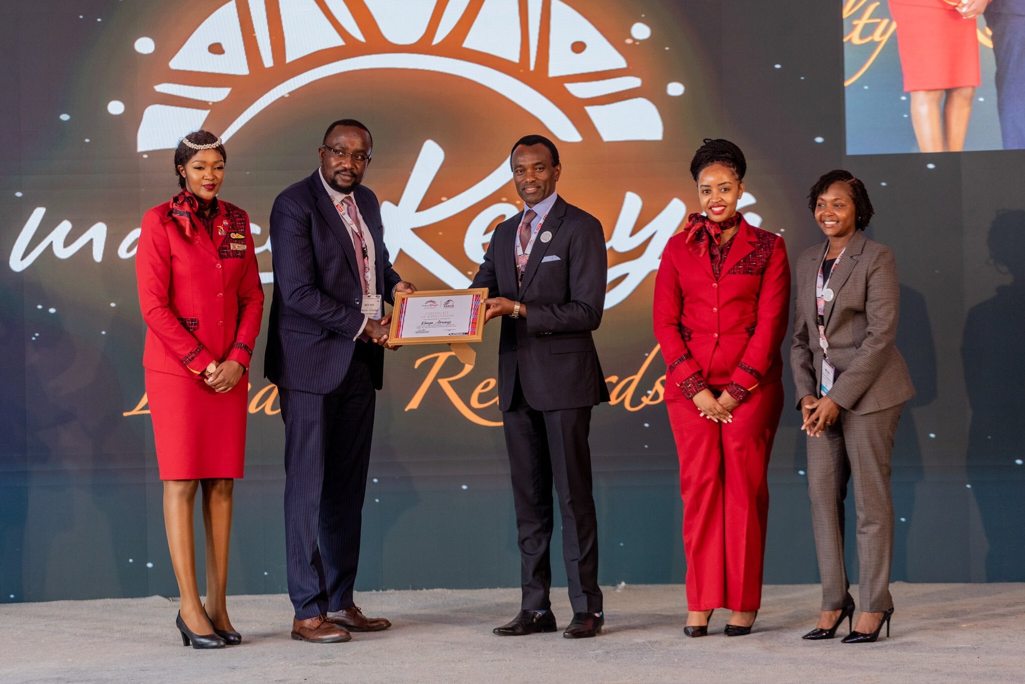 Kenya Airways Receives the Platinum Award