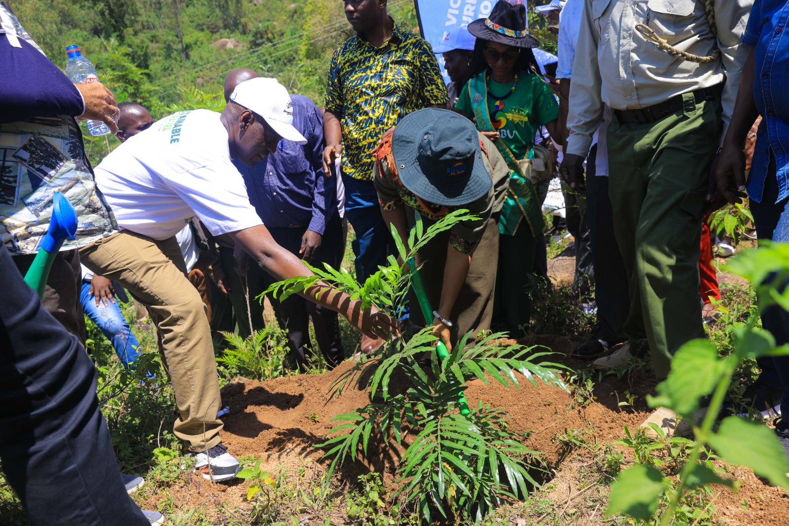 PS For the State Department of Toursim plants a tree in Kajulu Hills